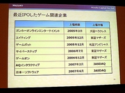 画像ギャラリー No.012のサムネイル画像 / ［TGS 2007＃31］ファンド・株式公開・株価。ゲーム会社の資金調達と投資を語る，ファイナンス＆マーケットセッション