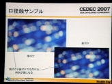 画像ギャラリー No.048のサムネイル画像 / ［CEDEC 2007］写真光学技術を取り込んだレンダリングについて