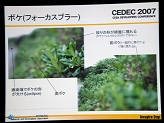 画像ギャラリー No.052のサムネイル画像 / ［CEDEC 2007］写真光学技術を取り込んだレンダリングについて