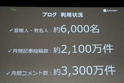 画像ギャラリー No.005のサムネイル画像 / ［OGC 2010］仮想空間「アメーバピグ」にミニブログ「Amebaなう」。2009年に話題のサービスを続々投入したAmebaのコミュニティ戦略とは？