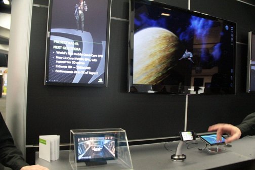 画像ギャラリー No.001のサムネイル画像 / ［GDC 2011］NVIDIAが「Kal-El」の動作デモを展示。直撮りムービーで性能を確認しよう
