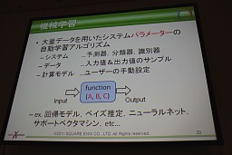 画像ギャラリー No.003のサムネイル画像 / ［CEDEC 2011］リアルな動きを無限に作り出す，機械学習＆データ駆動によるプロシージャルアニメーションの試み
