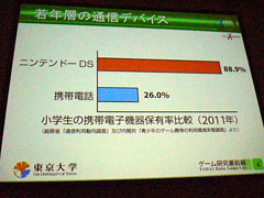 画像ギャラリー No.009のサムネイル画像 / ［CEDEC 2011］ゲームには“ちから”がある。災害に立ち向かうゲームとは。「震災復興支援特別セッション」レポート
