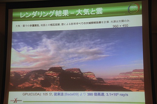 画像ギャラリー No.044のサムネイル画像 / ［CEDEC 2011］モンテカルロ法が拓くCGの可能性，高精度ボリュームレンダリングの新たなアプローチとは