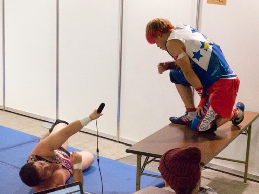 画像ギャラリー No.019のサムネイル画像 / 4Gamer×DDTプロレス＠東京ゲームショウ2015は，全試合を終了いたしました
