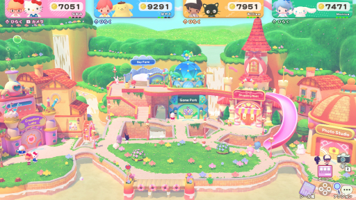 画像ギャラリー No.004のサムネイル画像 / 新作2タイトルがサンリオフェスに登場。パーティゲーム「サンリオ パーティランド」とスマホ向け音楽ゲーム「Sanrio Kawaii Me Live!」を先行試遊