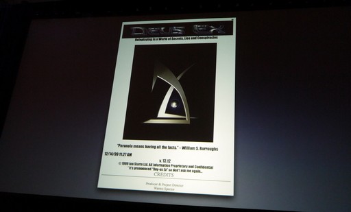 画像ギャラリー No.012のサムネイル画像 / ［GDC 2017］名プロデューサーとして知られるウォーレン・スペクター氏が，アクションADV「Deus Ex」のオリジナル作品を17年ぶりの事後検証