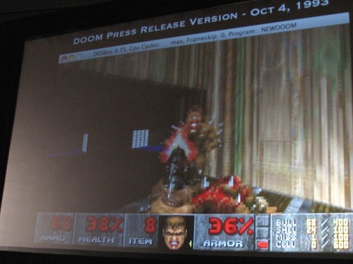 画像ギャラリー No.003のサムネイル画像 / ［GDC 2011］「DOOM」はこうして作られた。ジョン・ロメロ氏とトム・ホール氏が，発売から18年を経てDOOMの開発秘話を語った