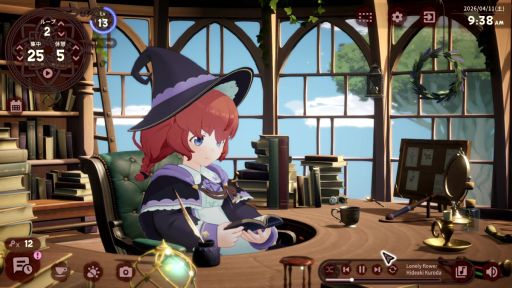 画像ギャラリー No.004のサムネイル画像 / 異世界で暮らす魔法使い見習いの少女が一緒に作業してくれる異世界作業用ADV「Memory of Memorie : A Chill Story」，本日発売