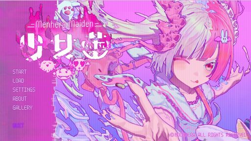 画像ギャラリー No.001のサムネイル画像 / 地雷系(広義)の少女3人が攻略対象キャラクターの百合ビジュアルノベル「少女蕾」発表。リリース時期は年内
