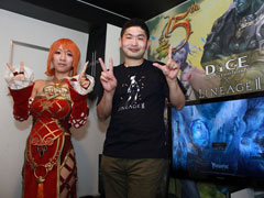 「リネージュ2×インターネットカフェ DiCEコラボ」内覧会の模様をお届け。DiCEで「リネ2」を遊んでアクリルフィギュアをもらおう！