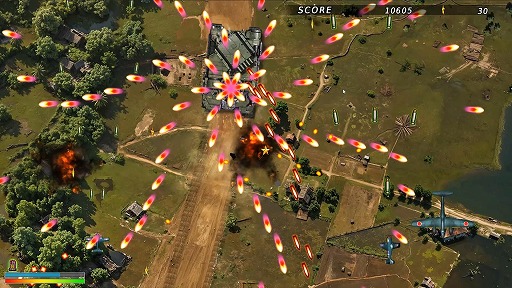 画像ギャラリー No.001のサムネイル画像 / 太平洋戦線を舞台にした縦スクロールSTGの続編「桜花ノ艦隊 1946」,2026年内にSteamでリリース。連合軍視点で日本艦隊に挑む