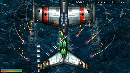 画像ギャラリー No.004のサムネイル画像 / 太平洋戦線を舞台にした縦スクロールSTGの続編「桜花ノ艦隊 1946」,2026年内にSteamでリリース。連合軍視点で日本艦隊に挑む