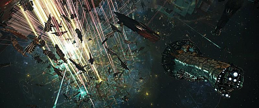 画像ギャラリー No.001のサムネイル画像 / 「EVE Online」，2020年大晦日に大型戦争「M2-XFEの殺戮」が勃発。被害総額は23兆ISK，251隻のタイタンが撃沈