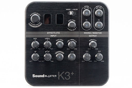 画像ギャラリー No.017のサムネイル画像 / 「Sound Blaster K3＋」レビュー。「ほぼミキサー」な見た目のUSBサウンドデバイスはゲーム配信に使えるのか