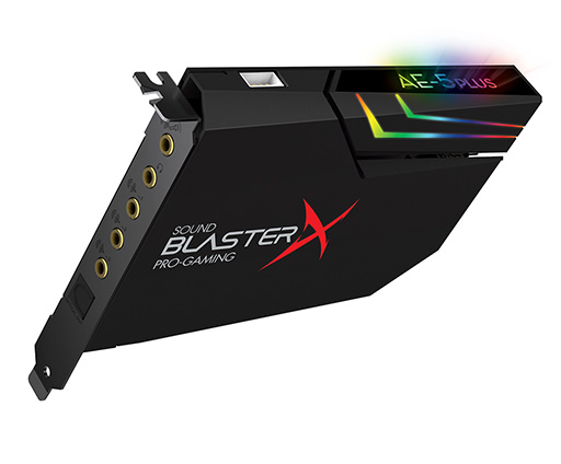 画像ギャラリー No.003のサムネイル画像 / Creative,サウンドカード「Sound BlasterX AE-5 Plus」を直販限定で国内発売。最新版ソフトに対応したマイナーチェンジモデル