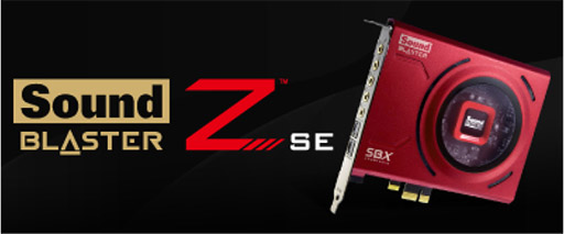 画像ギャラリー No.002のサムネイル画像 / Creative，PCIe接続型サウンドカード「Sound Blaster Z SE」を発売。最新版ソフトに対応したマイナーチェンジモデル
