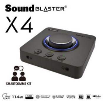 画像ギャラリー No.001のサムネイル画像 / Creative,USBサウンドデバイス「Sound Blaster X4」を発売。ボイスチャット向け機能など強化