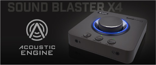 画像ギャラリー No.002のサムネイル画像 / Creative,USBサウンドデバイス「Sound Blaster X4」を発売。ボイスチャット向け機能など強化