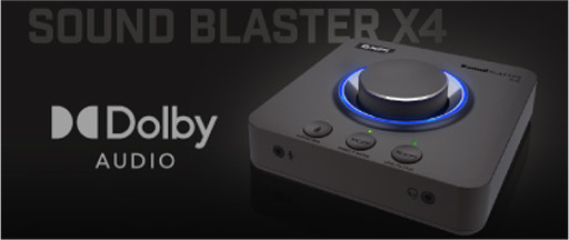 画像ギャラリー No.003のサムネイル画像 / Creative,USBサウンドデバイス「Sound Blaster X4」を発売。ボイスチャット向け機能など強化