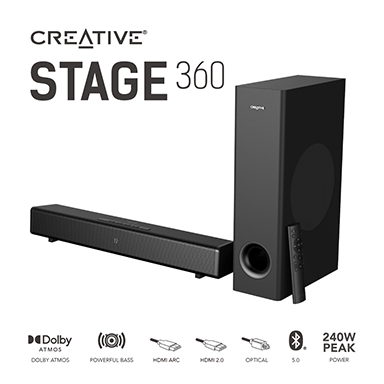 画像ギャラリー No.001のサムネイル画像 / Creative，「Dolby Atmos」対応で税込2万7800円のサウンドバーを国内発売