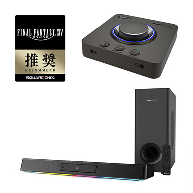 画像ギャラリー No.001のサムネイル画像 / CreativeのUSBサウンドデバイス「Sound Blaster X4」と，サウンドバー「Katana V2」が「FFXIV」推奨認定を取得