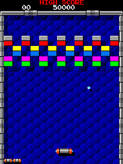 画像ギャラリー No.002のサムネイル画像 / ブロックくずしの金字塔がアーケードアーカイブスに登場。「アルカノイド」本日配信開始