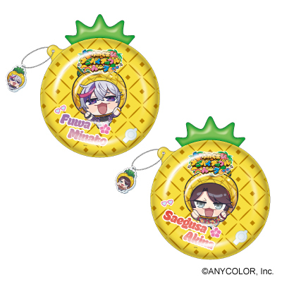画像ギャラリー No.003のサムネイル画像 / にじさんじ不破 湊＆三枝明那のユニットがナゴパイナップルパークとコラボした新グッズがナムクレに9月5日から登場
