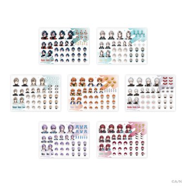 画像ギャラリー No.007のサムネイル画像 / パーティーをテーマにしたにじさんじライバー7人によるグッズ「にじネイル Shiny」が6月19日に発売