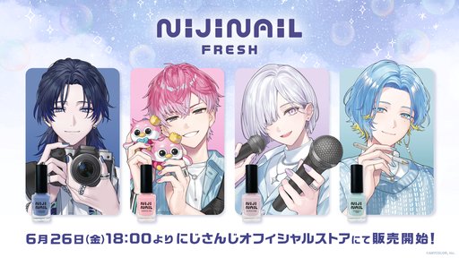画像ギャラリー No.020のサムネイル画像 / にじさんじの男性アイドルユニット「すぷれあ」のグッズが6月26日18時に販売開始