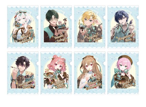 画像ギャラリー No.013のサムネイル画像 / テーマは「ミントチョコ」。にじさんじライバー8人によるグッズ「Minty Mate」が7月3日に発売