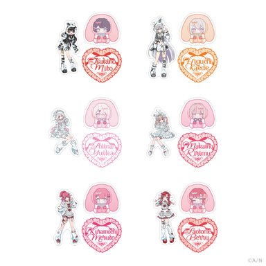 画像ギャラリー No.007のサムネイル画像 / サクランボ＆うさぎがモチーフのにじさんじライバーグッズ「Cherry Cherish」が7月9日発売