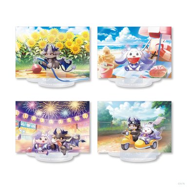 画像ギャラリー No.004のサムネイル画像 / 夏を満喫する「でびでび・でびる」と「ルンルン」を描いたかわいらしいグッズ「でびるんとなつやすみ」が7月21日発売