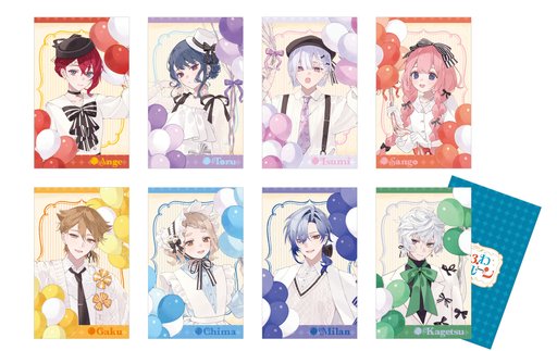 画像ギャラリー No.007のサムネイル画像 / にじさんじライバー8人がイメージカラーの風船を手にした「ふわふわバルーン」グッズが7月27日発売