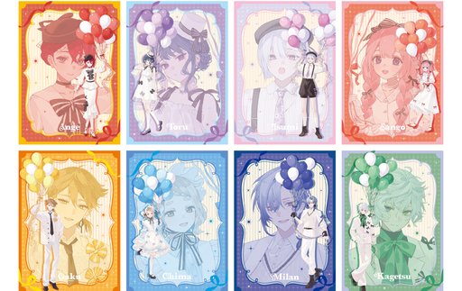 画像ギャラリー No.009のサムネイル画像 / にじさんじライバー8人がイメージカラーの風船を手にした「ふわふわバルーン」グッズが7月27日発売