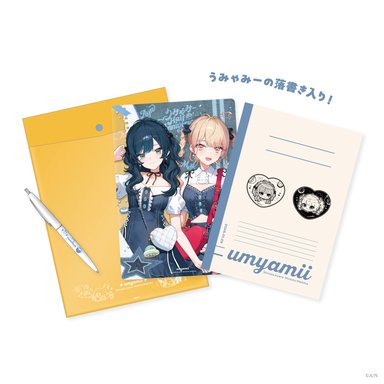 画像ギャラリー No.006のサムネイル画像 / にじさんじの女子高生ユニット「うみゃみー」のハーフアニバーサリーグッズが7月30日発売