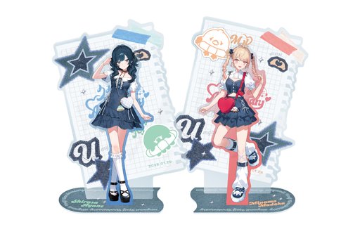 画像ギャラリー No.008のサムネイル画像 / にじさんじの女子高生ユニット「うみゃみー」のハーフアニバーサリーグッズが7月30日発売