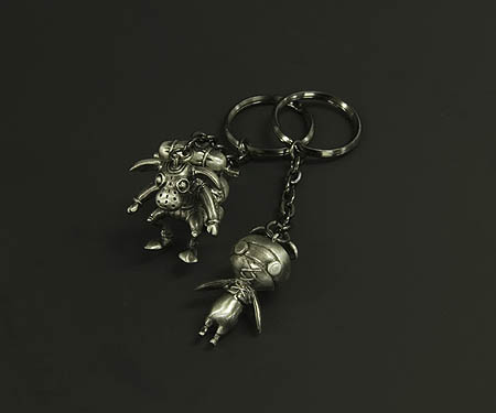 画像ギャラリー No.001のサムネイル画像 / TGS2008でFFXIデザインのカードケースやキーホルダーなど販売。「闇の王」特別展示も