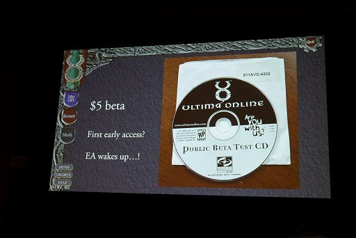 画像ギャラリー No.013のサムネイル画像 / ［GDC 2018］王の死を以って，ゲームはプレイヤーのものになった。リチャード・ギャリオット氏達が語る「Ultima Online」のポストモーテム