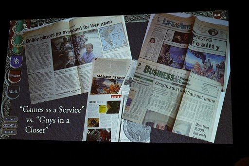 画像ギャラリー No.015のサムネイル画像 / ［GDC 2018］王の死を以って，ゲームはプレイヤーのものになった。リチャード・ギャリオット氏達が語る「Ultima Online」のポストモーテム