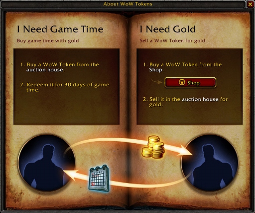 画像ギャラリー No.001のサムネイル画像 / 「World of Warcraft」30日分のプレイチケットとして扱われる新課金アイテムWoW Tokenが発表。オークションハウスで落札すれば月額が実質無料に
