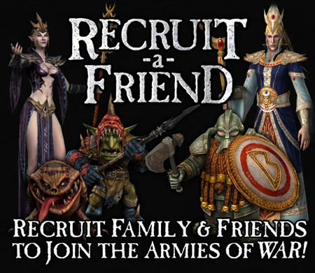 画像ギャラリー No.003のサムネイル画像 / 「Warhammer Online」,友人を誘うとペットやアイテムがもらえるキャンペーンを開始