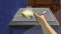 画像ギャラリー No.002のサムネイル画像 / 食事に仕込まれた危険を避け，満腹で脱獄を目指す謎解きホラーADV「満腹脱獄計画」，Steamストアページを公開