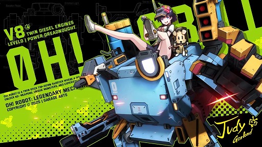 画像ギャラリー No.007のサムネイル画像 / ロボアニメ愛あふれる美少女メカSTG「Oh! Robot: Legendary Mechanic」，体験版の配信をSteamで開始。開発を手掛けるのは韓国の元漫画家
