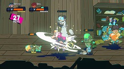 画像ギャラリー No.007のサムネイル画像 / レトロなカートゥーン作品にインスパイアされたベルトスクロールACT「熱血乱闘軍団」,Steamでリリース。最大4人のローカル協力プレイに対応
