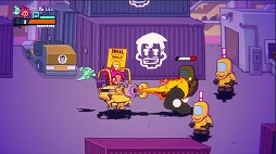 画像ギャラリー No.011のサムネイル画像 / レトロなカートゥーン作品にインスパイアされたベルトスクロールACT「熱血乱闘軍団」,Steamでリリース。最大4人のローカル協力プレイに対応