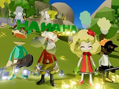 しゃべった声がカタマリン！ ゴルフをモチーフにしたQ-Games新作「ヨーデルゴルフ」は，声が遊びになる協力ゲームだった［BitSummit］