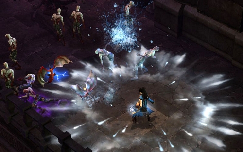 画像ギャラリー No.003のサムネイル画像 / ［Gamescom］ドイツで「Diablo III」がプレイアブル展示！　ウィザード男が砂漠で大暴れ！