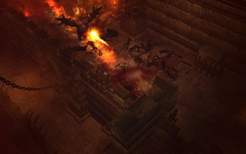 画像ギャラリー No.004のサムネイル画像 / 「Diablo III」のキャラクタークラス“Demon Hunter”のインプレッションを掲載。敵同士をチェーンでつなぎ，攻撃を食らわせよう