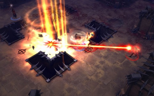 画像ギャラリー No.010のサムネイル画像 / 「Diablo III」のキャラクタークラス“Demon Hunter”のインプレッションを掲載。敵同士をチェーンでつなぎ，攻撃を食らわせよう